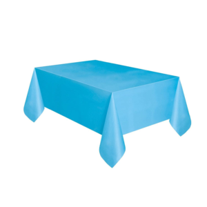 Disposable plastic table cloth