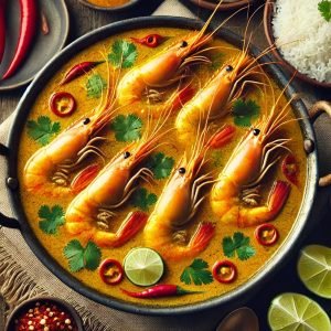 Curry prawn flavour hot-pot paste