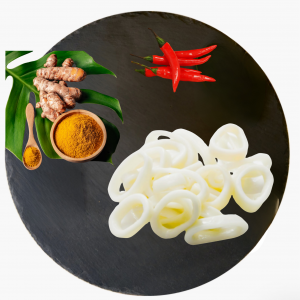 Masak Kuning squid rings