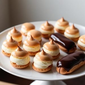 Mini Cream Puffs (Vanilla) + Mini Éclairs (Bundle 1)